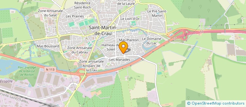 localisation de l'entreprise REVE DE BAMBOU à SAINT-MARTIN-DE-CRAU