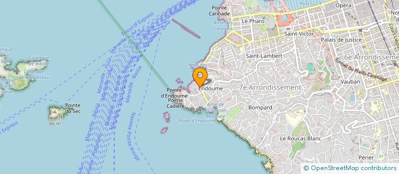 localisation de l'entreprise REVE DE BEAUTE à MARSEILLE