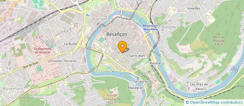 localisation de l'entreprise REVE DE BEAUTE à BESANCON