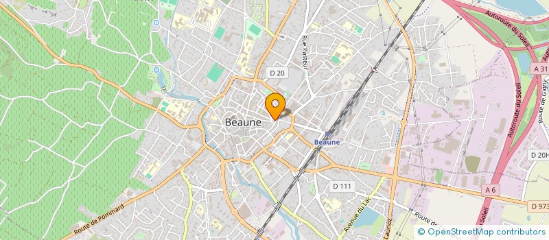 localisation de l'entreprise REVE DE BIEN ETRE  BEAUNE