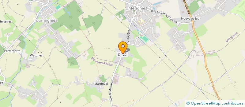 localisation de l'entreprise REVE DE CAMPAGNE  MERIGNIES