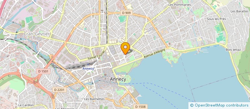 localisation de l'entreprise REVE DE CIME à ANNECY