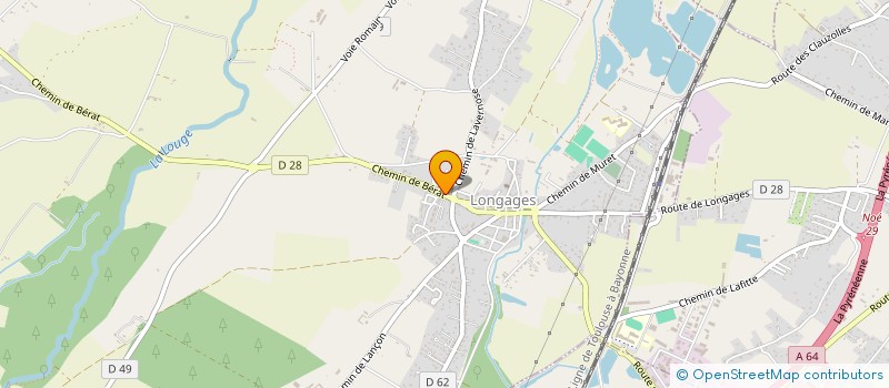 localisation de l'entreprise REVE DE GARONNE  LONGAGES