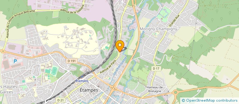 localisation de l'entreprise REVE DE GAZELLES 2022 à ETAMPES