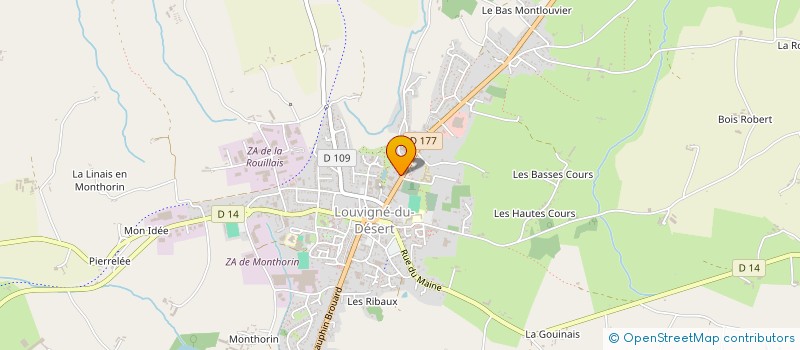 localisation de l'entreprise REVE DE GROIX  LOUVIGNE-DU-DESERT