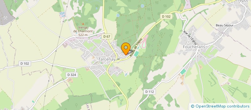 localisation de l'entreprise REVE DE JEROME  TARCENAY-FOUCHERANS