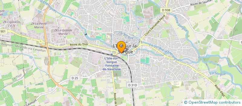 localisation de l'entreprise REVE DE LUTIN  L'ISLE-SUR-LA-SORGUE
