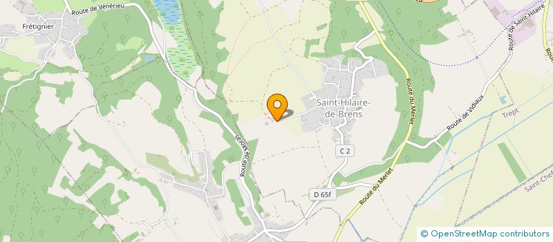 localisation de l'entreprise REVE DE MONTPLAISANT  SAINT-HILAIRE-DE-BRENS