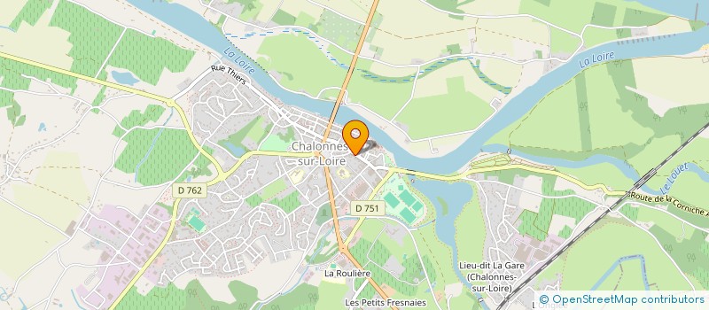 localisation de l'entreprise REVE DE PITCHOUNS à CHALONNES-SUR-LOIRE