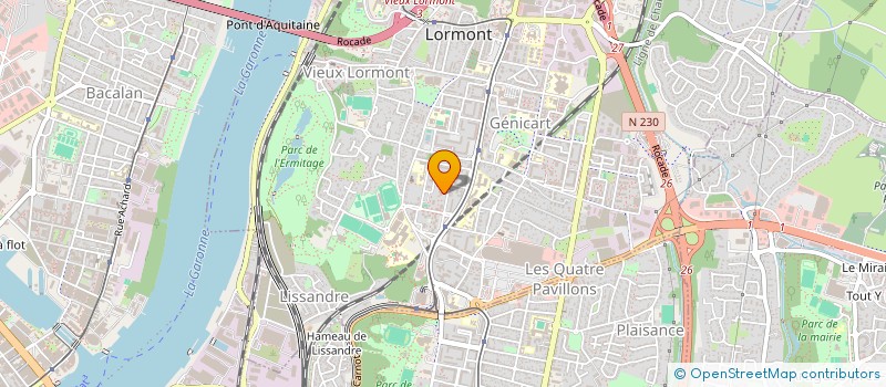 localisation de l'entreprise REVE DE VALSE-CERISIERS ROSES ET POMMIERS BLANCS à LORMONT