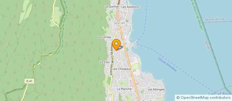 localisation de l'entreprise REVE DE VIGNE  SEVRIER