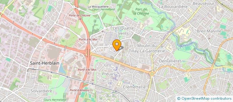 localisation de l'entreprise REVE DE ZIC  SAINT-HERBLAIN