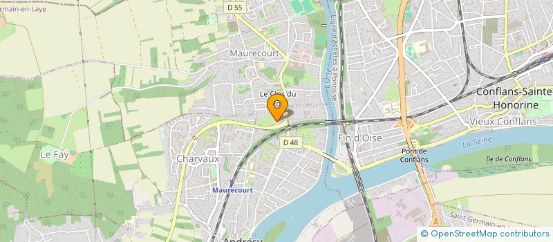 localisation de l'entreprise REVE DECO  MAURECOURT