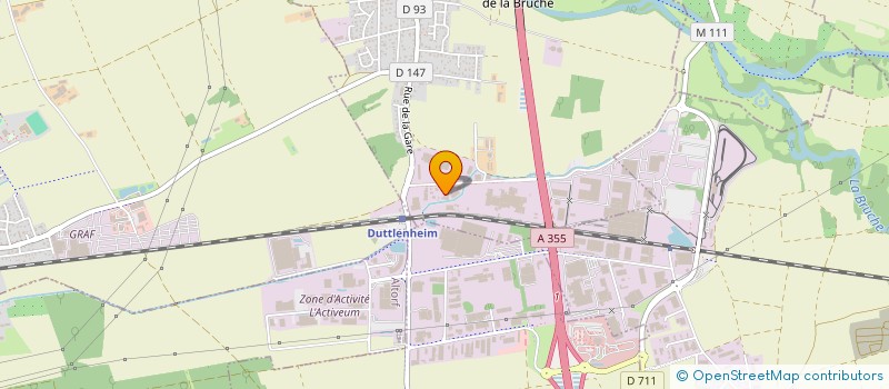 localisation de l'entreprise REVE DES ILES  ERNOLSHEIM-BRUCHE