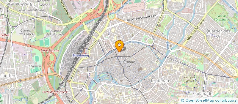 localisation de l'entreprise REVE DES SENS à STRASBOURG