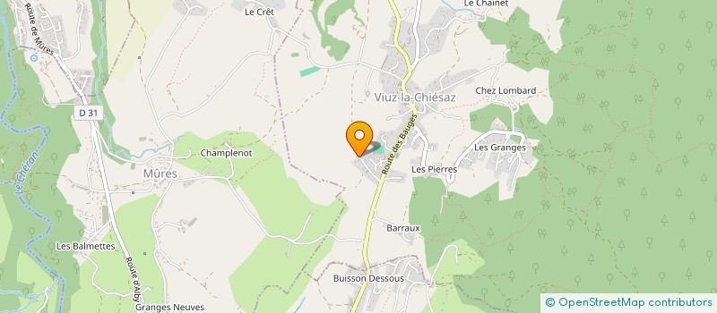 localisation de l'entreprise REVE DES VIGNES  VIUZ-LA-CHIESAZ