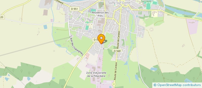 localisation de l'entreprise REVE EN TETE  SAINT-PERE-SUR-LOIRE