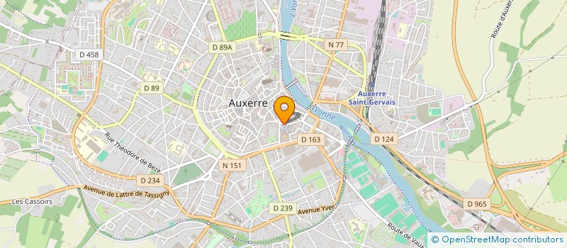 localisation de l'entreprise REVE ET BOIS à AUXERRE