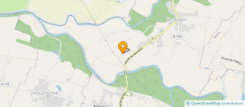 localisation de l'entreprise REVE ET PASSION  AUDON