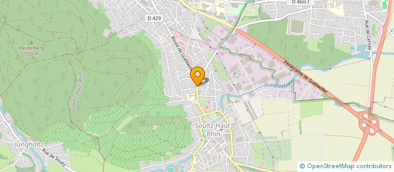 localisation de l'entreprise REVE ET SENS à SOULTZ-HAUT-RHIN