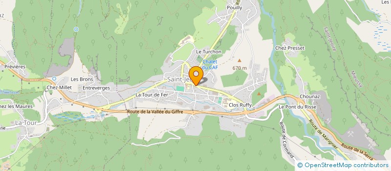 localisation de l'entreprise REVE NOVATEUR à SAINT-JEOIRE