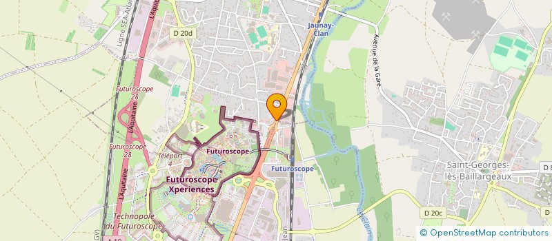 localisation de l'entreprise REVE NUPTIAL à JAUNAY-MARIGNY