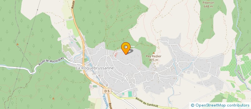 localisation de l'entreprise REVE PROVENCAL  LA ROQUEBRUSSANNE