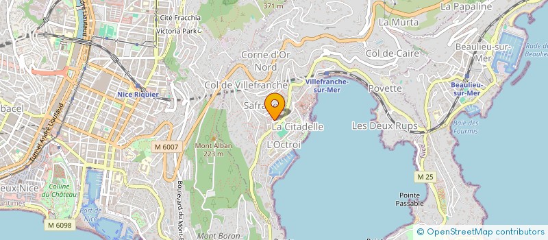 localisation de l'entreprise REVE ROSE CTIM à VILLEFRANCHE-SUR-MER