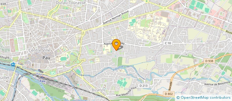 localisation de l'entreprise REVE SOLIDAIRE à PAU