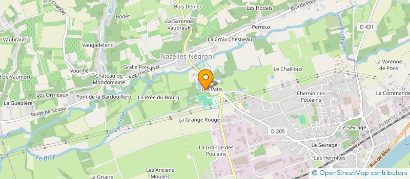 localisation de l'entreprise REVE SUR SOIE  NAZELLES-NEGRON