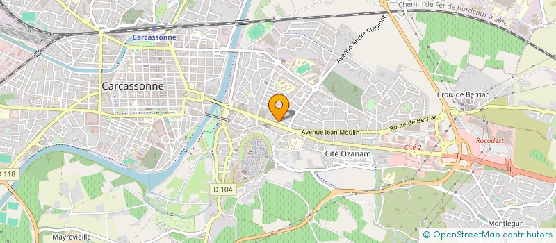 localisation de l'entreprise REVE TES VACANCES EN COULEURS à CARCASSONNE