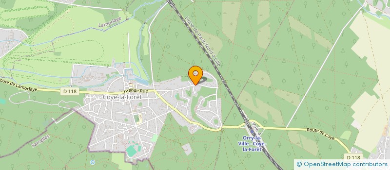 localisation de l'entreprise REVE TOI ET MARCHE  COYE-LA-FORET