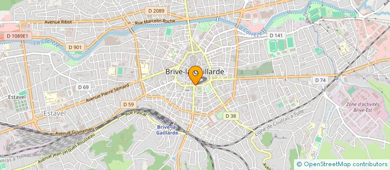 localisation de l'entreprise REVE VOYAGES à BRIVE-LA-GAILLARDE
