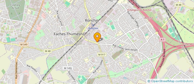 localisation de l'entreprise REVEAL ESPORT à RONCHIN