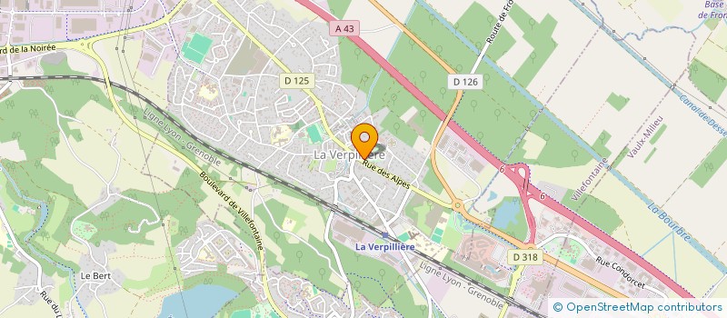 localisation de l'entreprise REVEAL GROUP  LA VERPILLIERE