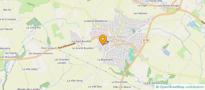 localisation de l'entreprise REVEAUTEK  SAINT-MELOIR-DES-ONDES