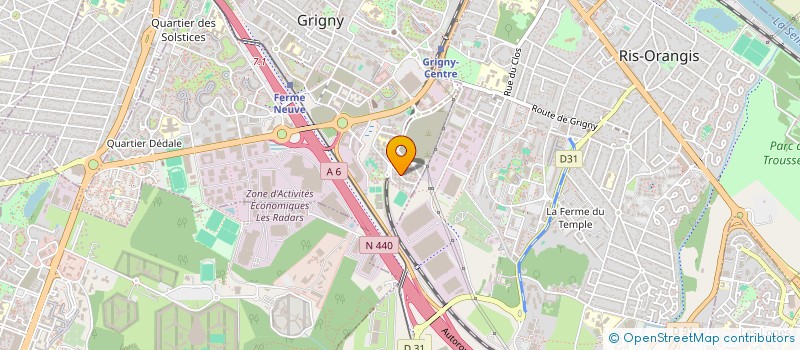 localisation de l'entreprise REVEIL à GRIGNY