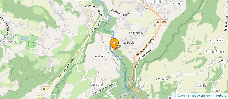 localisation de l'entreprise REVEIL DE CHAILLES  SAINT-BERON