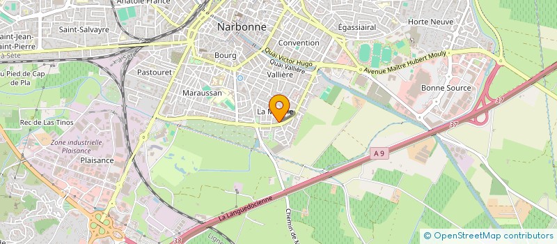 localisation de l'entreprise REVEIL DE NOS VILLAGES  NARBONNE