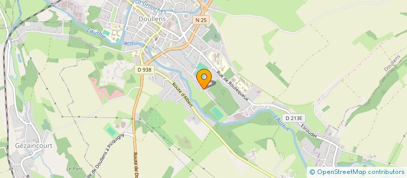 localisation de l'entreprise REVEIL DOULLENNAIS à DOULLENS