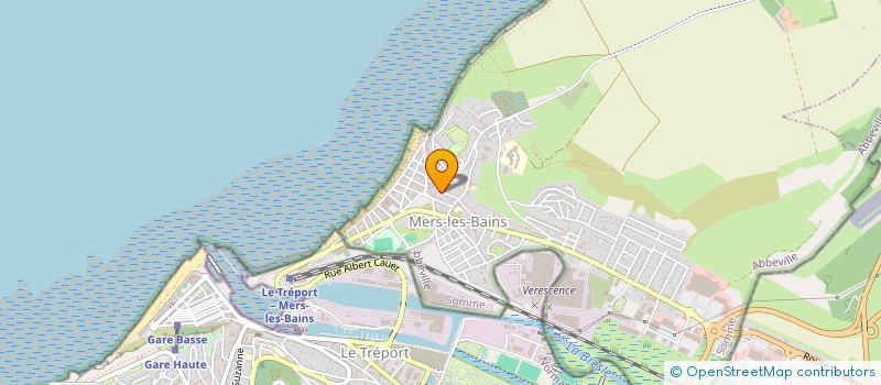 localisation de l'entreprise REVEIL MATIN  MERS-LES-BAINS