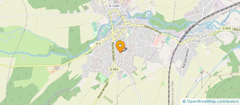 localisation de l'entreprise REVEIL SECTION QUILLES IS SUR TILLE  IS-SUR-TILLE