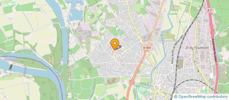 localisation de l'entreprise REVEIL SORGUAIS FANFARE & MAJORETTES  SORGUES