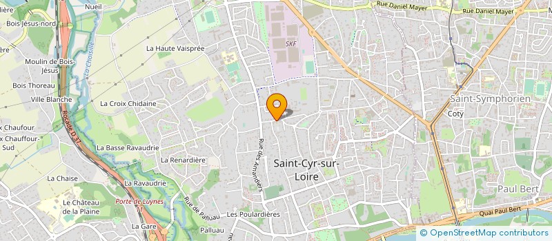 localisation de l'entreprise REVEIL SPORTIF DE SAINT CYR SUR LOIRE à SAINT-CYR-SUR-LOIRE