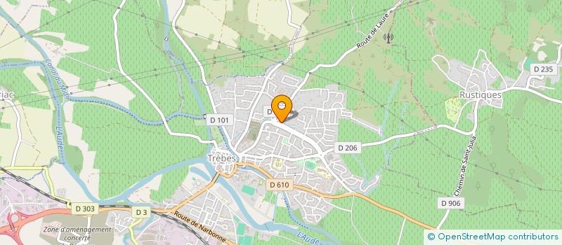 localisation de l'entreprise REVEIL WEB  TREBES