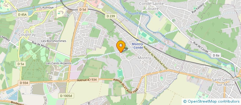 localisation de l'entreprise REVEILLE LA MACHINE QUI SOMMEILLE EN TOI (RMST)  MONTRY