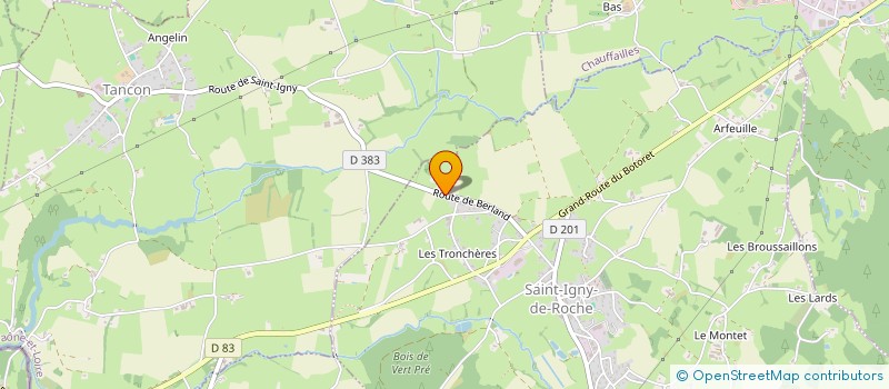 localisation de l'entreprise REVEILLE TON BIZ'  BAUDEMONT