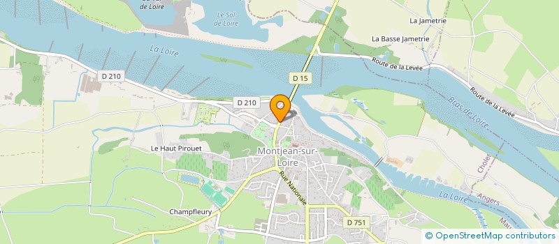 localisation de l'entreprise REVEILLERE à MAUGES-SUR-LOIRE