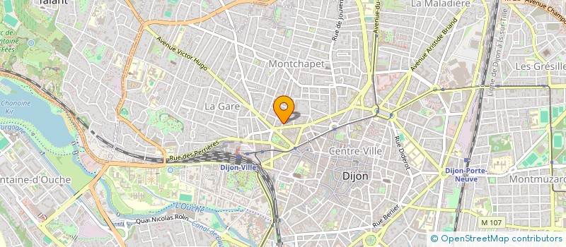 localisation de l'entreprise REVEILLON 2000 à DIJON