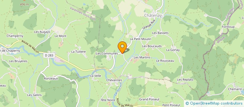 localisation de l'entreprise REVEILLON BRIONNAIS  SAINT-CHRISTOPHE-EN-BRIONNAIS